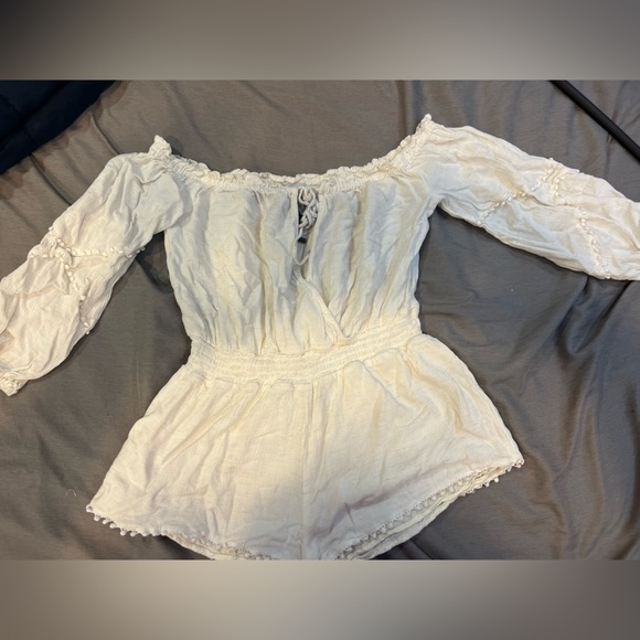Blue Life Off White Romper Size XS - Picture 1 of 5